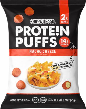 Shrewd Food Protein NACHO PUFFS