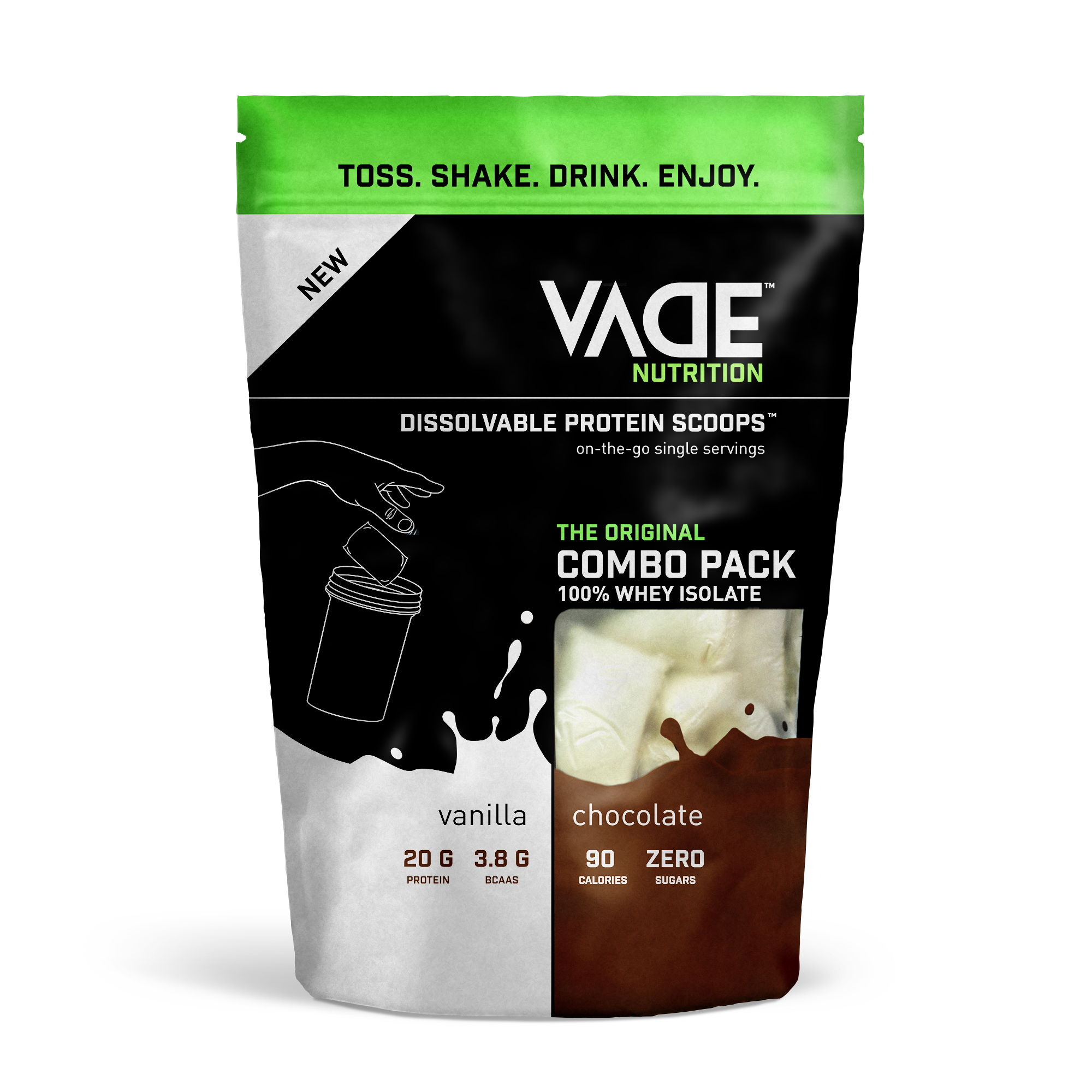 Vade Nutrition Dissolvable Protein Scoops - Preview